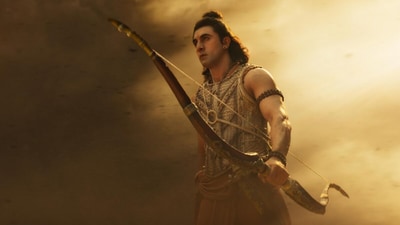 রামায়ণ ছবিতে রামের চরিত্রে রণবীর কাপুর। (IMDb)