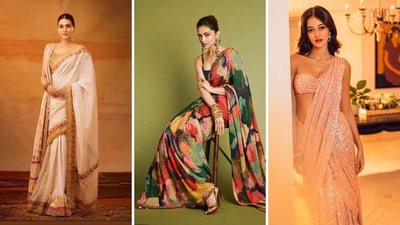 How to Style a Plain Saree for Different Occasions (Pintrest) How to Style a Plain Saree for Different Occasions (Pintrest)