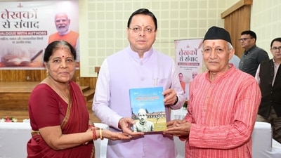 CM Dhami emphasised fostering a literary environment and supporting young readers, while announcing book donations to local libraries and initiatives to honor literary contributions in Uttarakhand.