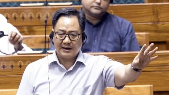 Rijiju urged opposition parties not to disrupt the proceedings and instead participate in the debate on the proposed legislation.