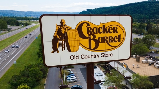 Cracker Barrel stock fell after CEO Julie Masino stepped down. Former Bloomin' Brands chief David Deno takes over as the restaurant chain faces sales challenges. (AP Photo/Ted Shaffrey, File)