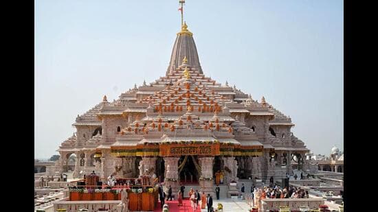 The purity of a temple was never kept in its vaults. Wherever there is dharma , there is Ram as well. Greed is an age-old weakness of mankind, and Ram has always met it with grace. (AFP)