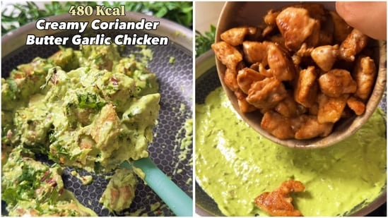 Want to add extra protein to chicken? Try this nutritionist-approved creamy coriander butter garlic chicken recipe