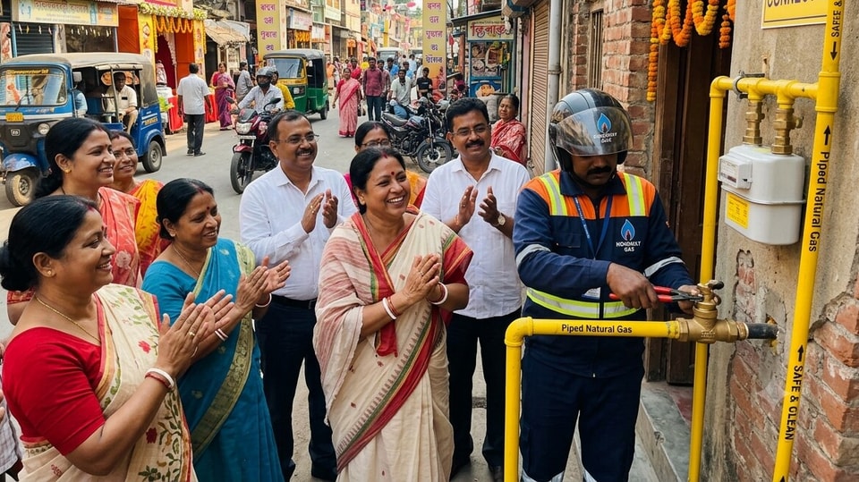 পুজোর আগে চুঁচুড়ায় পাইপ গ্যাস, চন্দননগরে সম্প্রসারণ