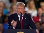 Trump said there was a “good chance” talks would make progress, in remarks to reporters aboard Air Force One. it remains unclear if any substantial discussions were taking place.(AP)