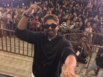 Allu Arjun met thousands of his fans in Hyderabad on Tuesday. 