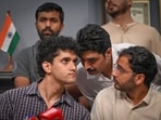CJP Spokesperson Saurav Das, Ashutosh Ranka along with senior advocate Kapil Sibal address a press conference over the FIRs registered against the student protesters in different states.