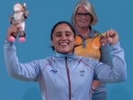 Harjinder Kaur carries India's hopes on Day 6.(X images)