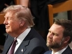 Donald Trump appeared to doze off during Senator Lindsey Graham's funeral at Washington National Cathedral. 