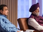UP Congress chief Ajay Rai has sought dismissal of Union Road Transport and Highways Minister Nitin Gadkari, left, and Union Petroleum and Natural Gas Minister Hardeep Singh Puri.