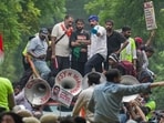 CJP's Abhijeet Dipke warns of 'massive protest' over alleged police harassment. 