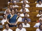 Congress MP Priyanka Gandhi Vadra speaks in the Lok Sabha during the Monsoon session of Parliament, in New Delhi, Tuesday, July 28, 2026.
(Sansad TV/ PTI)