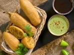 Ranveer Brar's mirchi vada recipe takes approximately 40 minutes to make. 
