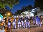 Although the use of pellet guns is included in the RAF’s manual for crowd control, their use on student protesters has raked up a controversy. 
