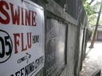 Swine Flu in Mumbai - People coming out of the screening centre of Swine flu ward Bhabha Hospital Bandra - HT PHOTO BY PUNEET CHANDHOK 13/08/09 - AUG09 2K9