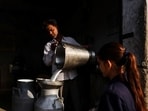 The dairy development department’s monthly data report shows the average daily milk procurement dropped from 17.923 million litres in May 2026 to 17.172 million litres in June, a decline of 751,000 litres a day. (REUTERS)