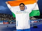 Sharmila Dhankar won gold in women's shot put F57 at the 2026 CWG