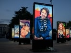 The Lost Screen Memorial installation honors children whose deaths were linked to social media.