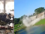 As officials remain on alert for high tides, videos of the moment the earthquake hit the coastal nation have emerged on social media.