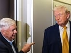Lindsey Graham with President Donald Trump in January 2026. (Alex Brandon/AP File Photo)