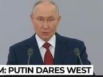 Putin: 'Russian people will never be broken' amid west criticism