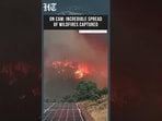 Roof-Mounted Camera Captures Rapid Spread of Wildfires in Spain