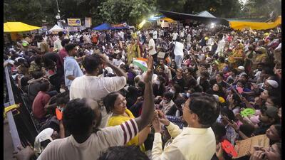 A video widely circulated showed some worthies of the Cockroach Janta Party (CJP) loudly celebrating the end of their struggle and the resignation of the minister — an event that should have been marked with gravitas and quiet contemplation. (PTI)