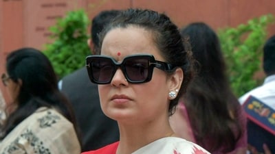 Kangana Ranaut has criticised the CJP protesters at the Parliament Premises during the monsoon session. (ANI)