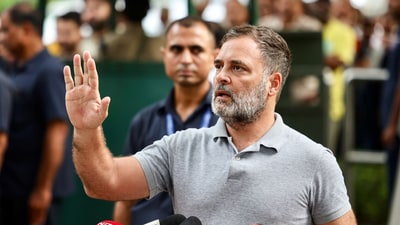 Rahul Gandhi targets BJP over new Education Minister’s appointment, says government chose a ‘defender of rapists.' (@INCIndia) Rahul Gandhi targets BJP over new Education Minister’s appointment, says government chose a ‘defender of rapists.' (@INCIndia)