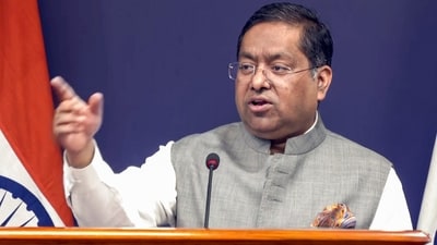 Addressing the weekly media briefing, MEA spokesperson Randhir Jaiswal said India's position on the region has remained "clear, consistent, and well known." (ANI Video Grab) Addressing the weekly media briefing, MEA spokesperson Randhir Jaiswal said India's position on the region has remained "clear, consistent, and well known." (ANI Video Grab)