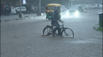 Delhi is expected to receive more rainfall this week. (HT PHOTO)