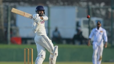 Saransh Jain for India A against Sri Lanka A. (X images) Saransh Jain for India A against Sri Lanka A. (X images)