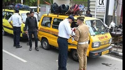 Mission Bharosa is an initiative aimed at ensuring the safe commute of schoolchildren through measures including police verification of drivers and attendants (Sourced)