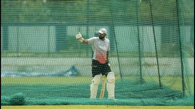 Mullanpur: India's Saransh Jain during a practice session ahead of a Test cricket match against Afghanistan, in Mullanpur, Friday, June 5, 2026. (PTI Photo/Atul Yadav) (PTI06_05_2026_000042A) (PTI)