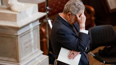 US Senator John Kennedy, Republican from Louisiana, attends a Congressional tribute to late US Senator Lindsey Graham in the Rotunda of the US Capitol in Washington, DC, on July 28, 2026. Graham, a South Carolina Republican and key Trump ally who was elected to the Senate four times, died at age 71 on July 11. (Photo by Tierney CROSS / POOL / AFP) (AFP) US Senator John Kennedy, Republican from Louisiana, attends a Congressional tribute to late US Senator Lindsey Graham in the Rotunda of the US Capitol in Washington, DC, on July 28, 2026. Graham, a South Carolina Republican and key Trump ally who was elected to the Senate four times, died at age 71 on July 11. (Photo by Tierney CROSS / POOL / AFP) (AFP)