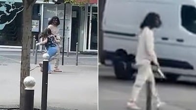 প্যারিসের রাস্তায় ছুরি হামলায় আহত ৩ মহিলা (সৌজন্যে টুইটার)