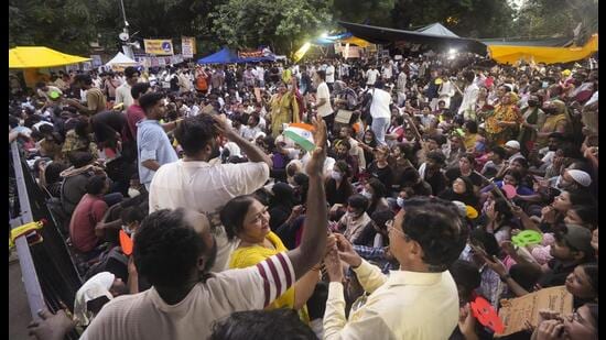 A video widely circulated showed some worthies of the Cockroach Janta Party (CJP) loudly celebrating the end of their struggle and the resignation of the minister — an event that should have been marked with gravitas and quiet contemplation. (PTI)