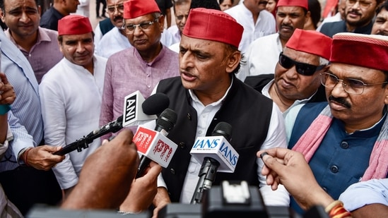 Parliament monsoon session LIVE:  Samajwadi Party National President Akhilesh Yadav speaks to the media at the Parliament premises during the ongoing Monsoon Session.