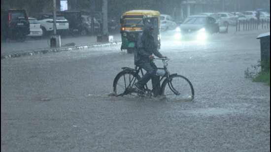 Delhi is expected to receive more rainfall this week. (HT PHOTO)