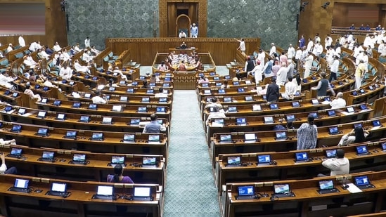 Opposition MPs stage a protest in the Lok Sabha during the Monsoon session of Parliament, in New Delhi. (Photo for representation)