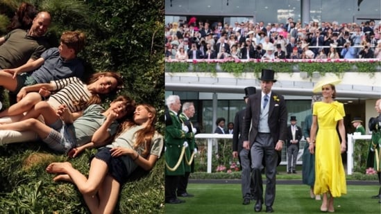 The post included images from public appearances, family celebrations and Kate’s recent fundraising efforts.