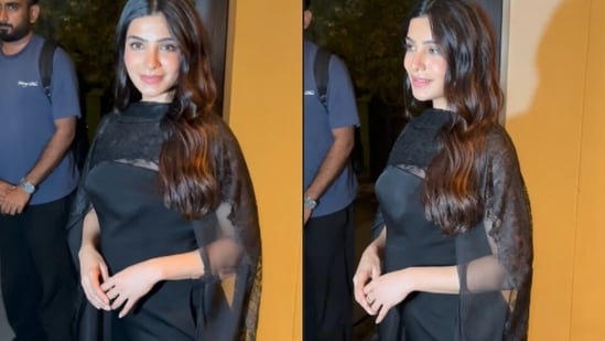 Pregnant Samantha Ruth Prabhu flaunts baby bump during night out, fans can’t get enough of her glow