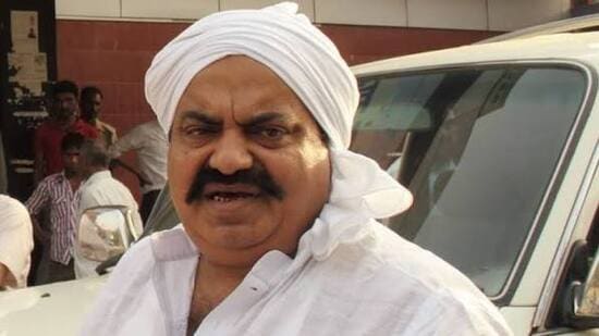 Slain gangster-politician Atiq Ahmed (file)