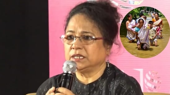 Seema Biswas struggles to send relief to flood-hit Assam