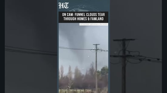 Three Funnel Clouds Strike Chile's Ñuble, Damaging Homes and Farms