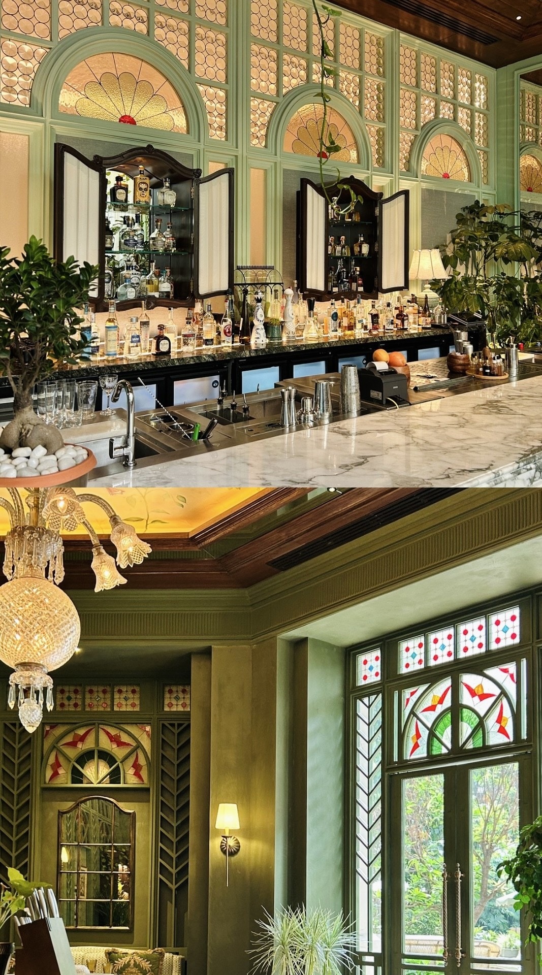 Intimate corners and jewel-toned light make every seat in The Azulian House feel like a private sanctuary. Don't miss 'The Lab' (top) — where a sleek marble bar meets an ambitious, agave-focused mixology program. (Pics: Sanya Panwar) Intimate corners and jewel-toned light make every seat in The Azulian House feel like a private sanctuary. Don't miss 'The Lab' (top) — where a sleek marble bar meets an ambitious, agave-focused mixology program. (Pics: Sanya Panwar)