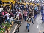 The dairy entry of the Parliament street police station is the first document that shows the usage of pellets during a sprawling student march to Parliament on July 20.