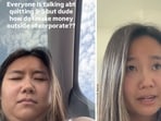 The woman whose honest take on life outside corporate has prompted varied reactions. 