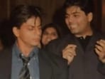 Karan Johar posted an old picture with Shah Rukh Khan on Guru Purnima. 