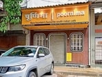Poornima Hotel closed after FDA raid (Anshuman Poyrekar/HT Photo)